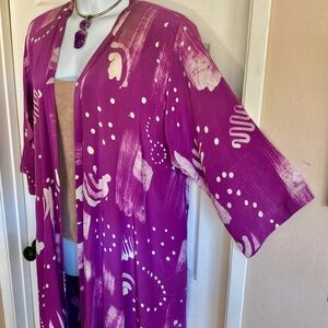 Vintage 90’s…Kimono inspired duster